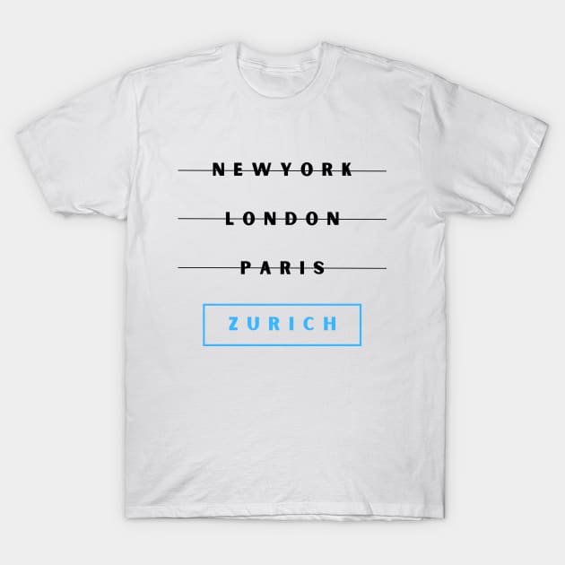 Choose Zurich T-Shirt by Providentfoot